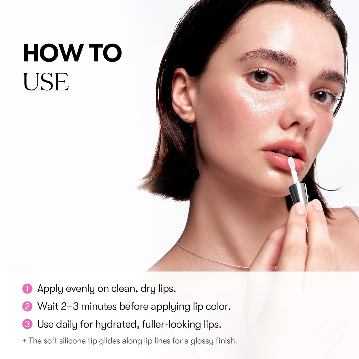Reedle Shot Lip Plumper, Hydrating & Volumizing Clear Lip Gloss, Microneedling Effect & Hyaluronic Acid for Fuller, Smoother Lips, 0.15 Oz (4.3 G) (Beginner)