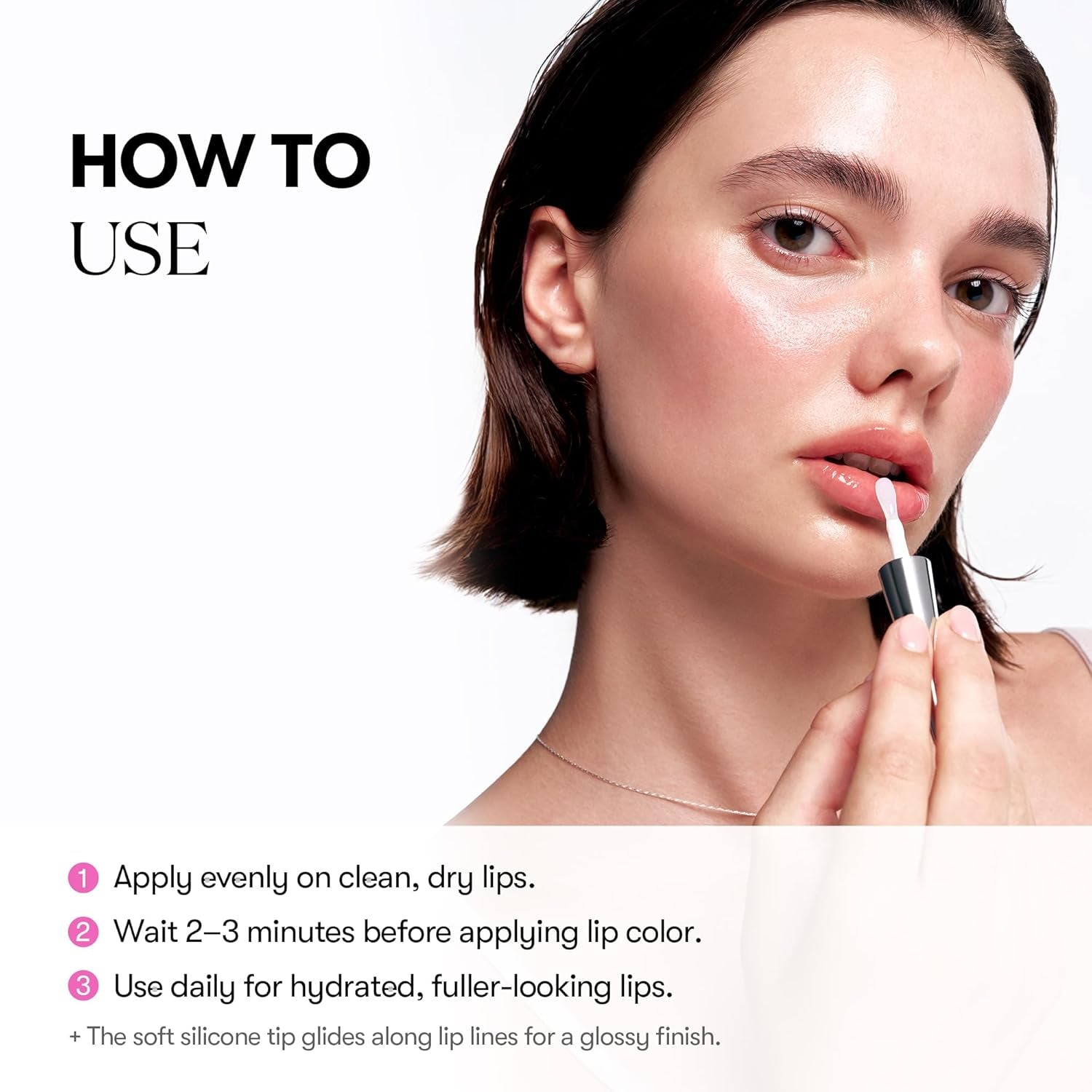 Reedle Shot Lip Plumper, Hydrating & Volumizing Clear Lip Gloss, Microneedling Effect & Hyaluronic Acid for Fuller, Smoother Lips, 0.15 Oz (4.3 G) (Beginner)
